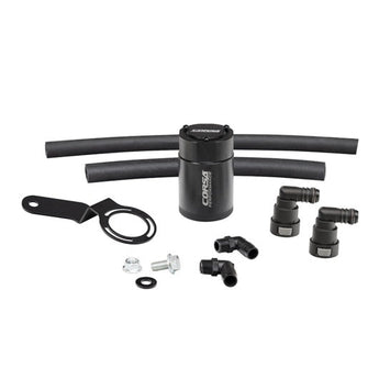 Corsa Performance 2015-2017 Ford Mustang 3 oz. Aluminum Oil Catch Can W/ Mounting Bracket