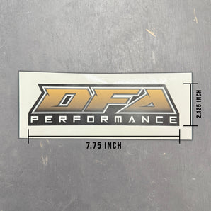DFA Performance Sticker