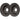 Hawk Talon Drilled and Slotted Rear Brake Rotor Set for Subaru WRX and STI